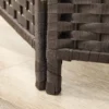 4 delige kamerscherm, opvouwbare privacy scherm, privacy wand voor woonkamer, slaapkamer, thuiskantoor, bruin 10