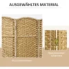 4 delige kamerscherm, opvouwbare privacy scherm, privacy wand voor woonkamer, slaapkamer, thuiskantoor, natuur 7