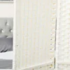 4 delige kamerscherm, opvouwbare privacy scherm, privacy wand voor woonkamer, slaapkamer, thuiskantoor, wit 9