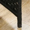 6 delige kamerscherm, opvouwbare privacy scherm, privacy wand voor woonkamer, slaapkamer, thuiskantoor, zwart 10