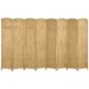 8 delige kamerverdeler, opvouwbare privacy scherm, privacy wand voor woonkamer, slaapkamer, thuiswerkplek, natuur 1