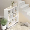 Boekenkast staande kast, 8 planken, 97,5 x 30 x 100 cm, wit 10
