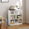 Boekenkast staande kast, 8 planken, 97,5 x 30 x 100 cm, wit 9