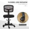 Bureaustoel ergonomische bureaustoel, in hoogte verstelbare draaistoel, ruimtebesparend zwart 7