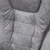 Bureaustoel met massagefunctie, ergonomische bureaustoel met lig & verwarmingsfunctie, afstandsbediening, grijs 10