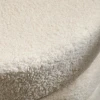 Hocker, rond, teddyfleece, metalen frame, tot 120kg, Φ40x45h cm, beige 10