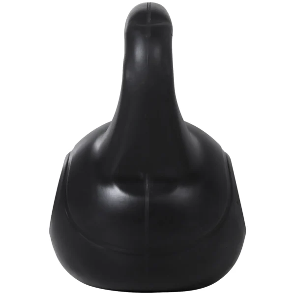Kettlebell kogelhalter 10 kg gewicht halter gevuld met zand voor beginners zwart 10