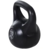 Kettlebell kogelhalter 10 kg gewicht halter gevuld met zand voor beginners zwart 9