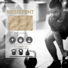 Kettlebell kogelhalter 12 kg gewicht halter gevuld met zand voor beginners zwart 6