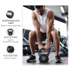 Kettlebell kogelhalter 12 kg gewicht halter gevuld met zand voor beginners zwart 7