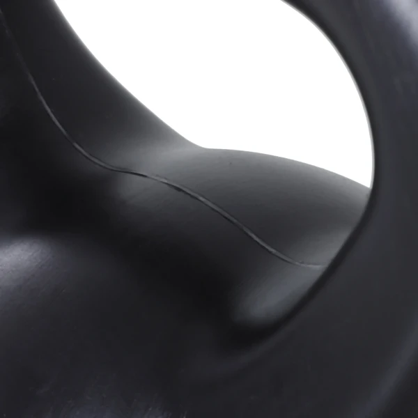 Kettlebell kogelhalter 12 kg gewicht halter gevuld met zand voor beginners zwart 9