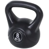 Kettlebell kogelhalter 8 kg gewicht halter gevuld met zand voor beginners zwart 1