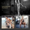 Kettlebell kogelhalter 8 kg gewicht halter gevuld met zand voor beginners zwart 5