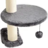 Klimmuur voor katten 4 delig katten klimmuur set met hangmat, kattenbrug tot 5 kg, donkergrijs 9