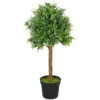 Kunstmatige buxusboom 90cm kunstplant, plastic kunstmatige planten in pot voor woonkamer 1