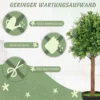 Kunstmatige buxusboom 90cm kunstplant, plastic kunstmatige planten in pot voor woonkamer 7