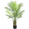 Kunstmatige palm groot 120cm kunstplant, plastic kunstmatige planten in pot voor woonkamer kantoor 1