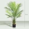 Kunstmatige palm groot 120cm kunstplant, plastic kunstmatige planten in pot voor woonkamer kantoor 4