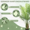 Kunstmatige palm groot 120cm kunstplant, plastic kunstmatige planten in pot voor woonkamer kantoor 7