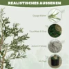 Kunstplant, kunstmatige olijfboom, 150 cm, 720 bladeren, 40 olijven, stabiele bloempot, decoratieplant, groen 5