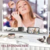 Led make upspiegel, 3 lichtmodi, dimbaar, aanraakbediening, usb, 62,5 x 49,5cm, wit 5