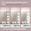 Led make upspiegel, 3 lichtmodi, dimbaar, aanraakbediening, usb, 62,5 x 49,5cm, wit 8