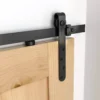Schuifdeur montageset 180 cm compleet set met rails, rollen, anti sprong voorzieningen koolstofstaal 7