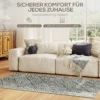 Tapijt woonkamertapijt in moderne stijl, wasbaar vloerkleed 150 x 80 cm donkergrijs 5
