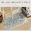 Tapijt woonkamertapijt in moderne stijl, wasbaar vloerkleed 150 x 80 cm donkergrijs 6