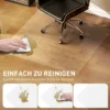 Vloerbeschermingsmat, antislip, 1,5 mm dik, 120x120cm, transparant 5