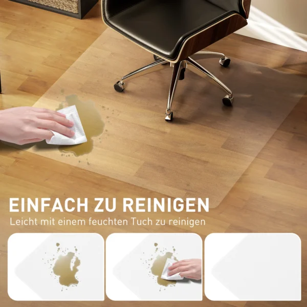 Vloerbeschermingsmat, antislip, 1,5 mm dik, 120x120cm, transparant 5
