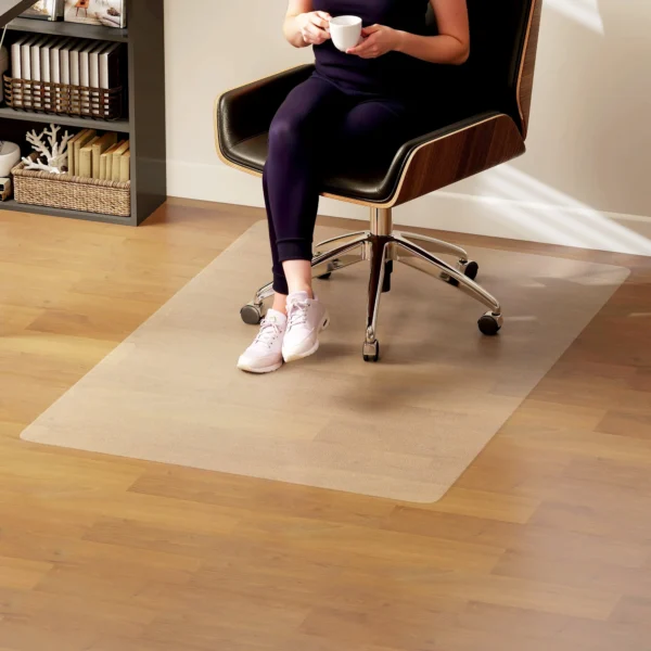 Vloerbeschermingsmat, antislip, 1,5mm dik, 100 x 150 cm, transparant 2