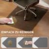 Vloerbeschermingsmat, antislip, 1,5mm dik, 90x120cm, transparant 5