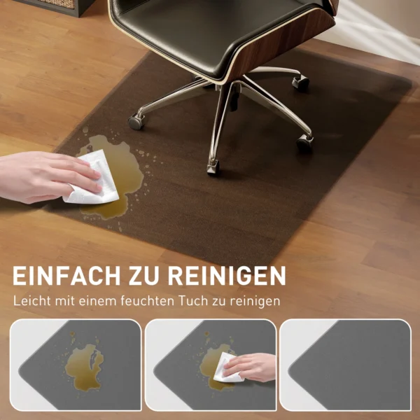 Vloerbeschermingsmat, antislip, 1,5mm dik, 90x120cm, transparant 5