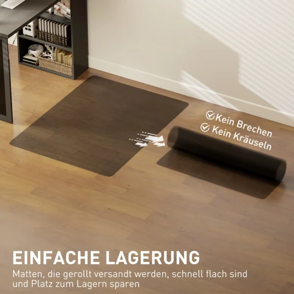 Vloerbeschermingsmat, antislip, 1,5mm dik, 90x120cm, transparant 6