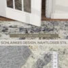 Woonkamertapijt, polyester, modern artistiek patroon, wasbaar, grijs 7