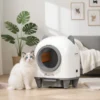 Zelfreinigende kattenbak met app besturing 80 l geurbestrijding voor meerdere katten 2