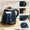2 in 1 broodrooster en waterkoker set, 7 bruiningsniveaus, ontdooi en opwarmfunctie, blauw 5