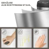 30 liter sensor prullenbak met soft close functie, aanraakvrije afvalemmer van roestvrij staal voor hygiënische keukens 7