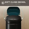 30 liter sensor prullenbak met soft close functie, aanraakvrije afvalemmer van roestvrij staal voor hygiënische keukens 8