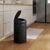 30 liter sensor prullenbak met soft close functie, aanraakvrije afvalemmer van roestvrij staal voor hygiënische keukens 9