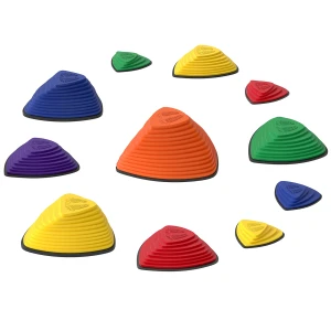 Aiyaplay 11 delige set stapstenen, antislip ontwerp, voor binnen & buiten, stapelbaar, kleurrijk 1