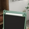 Aiyaplay 3 in 1 kinder ezel met papierrol, krijtbord, whiteboard, opbergmanden, 54 x 46,5 x 93 cm, groen 8