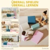 Aiyaplay 5 delige schuimblokken set voor baby's & peuters, om te bouwen, spelen, klimmen, indoor set, schuim, kleurrijk 8