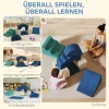 Aiyaplay 7 delige set klimblokken voor baby's & peuters, zacht klimset voor binnenshuis, stof, schuim, kleurrijk 8