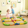 Aiyaplay balancebalken voor kinderen, interactief rek, antislip, kunststof, kleurrijk 2
