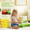 Aiyaplay balancebalken voor kinderen, interactief rek, antislip, kunststof, kleurrijk 9