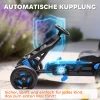 Aiyaplay gokart met pedalen, trapauto voor kinderen met rem, antislip wielen, metalen frame, 3 6 jaar, blauw 5