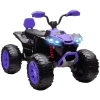 Aiyaplay kinder elektrische quad, 24v elektrisch voertuig met 4 wielen, koplampen, usb aansluiting, mp3 functie, 6,5 km/u, 3 8 jaar 1