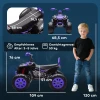 Aiyaplay kinder elektrische quad, 24v elektrisch voertuig met 4 wielen, koplampen, usb aansluiting, mp3 functie, 6,5 km/u, 3 8 jaar 4